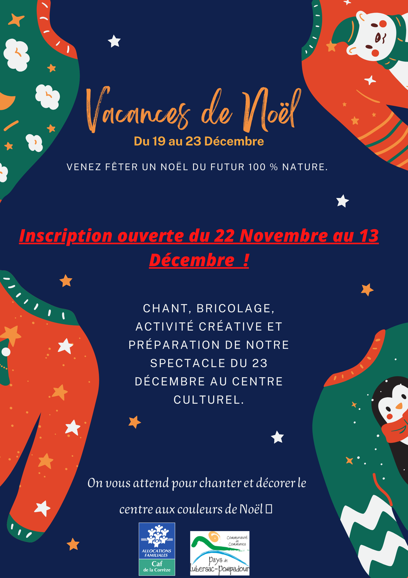 affiche noel ALSH 2022