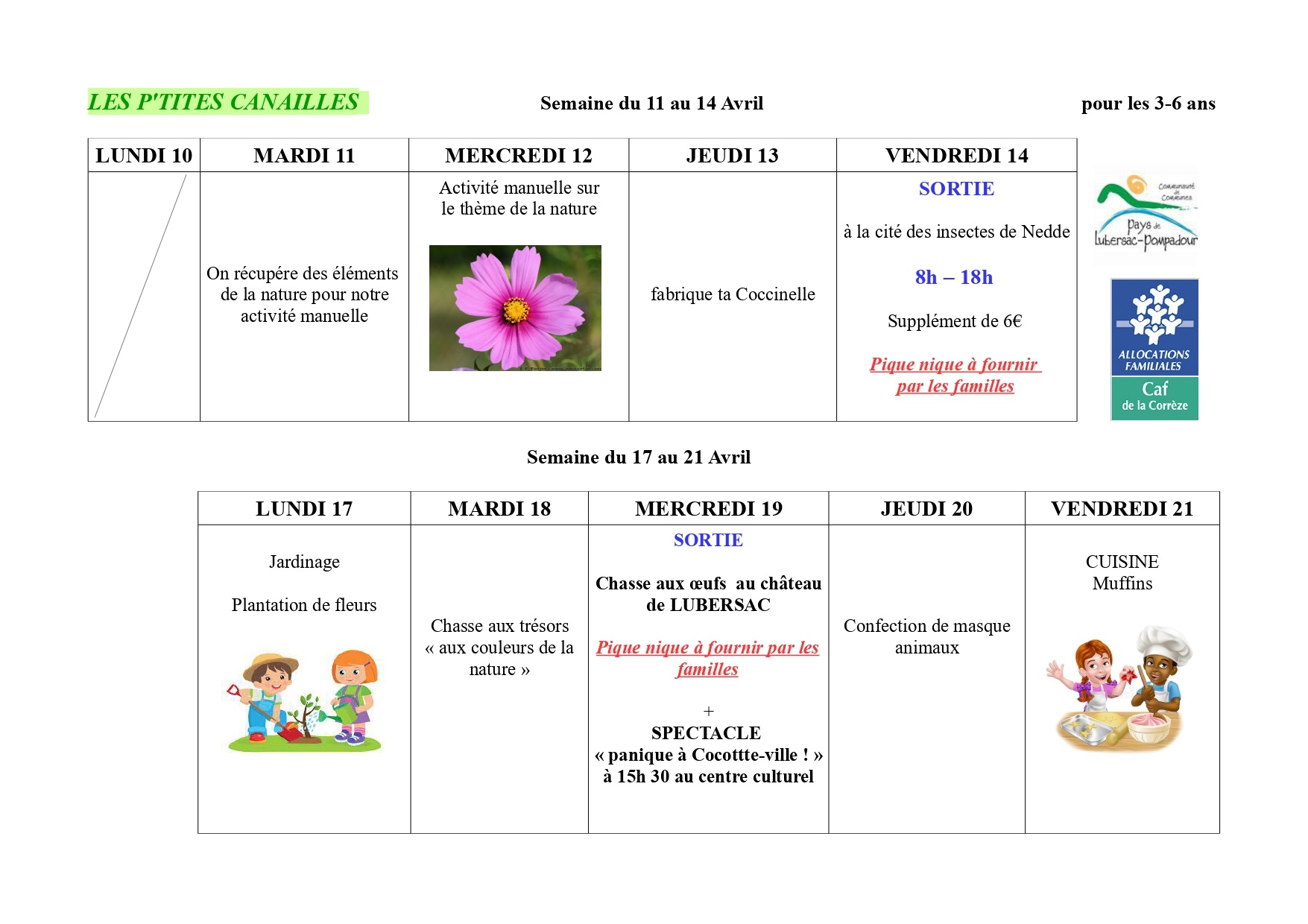 vacances printemps 2023 6 12 ans