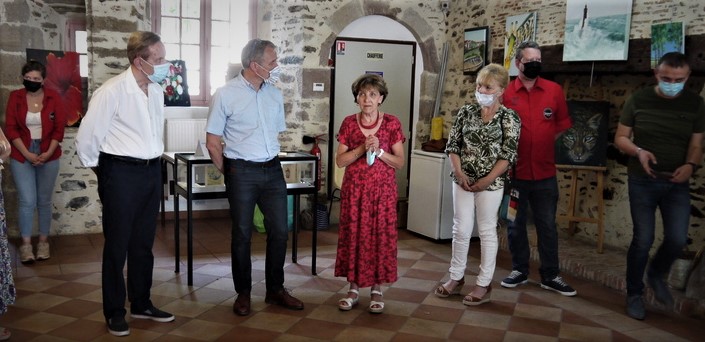 vernissage atelier de peintres lubersac 23 07 2021