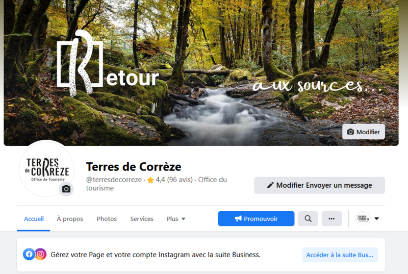 Facebook Terres de Corrèze