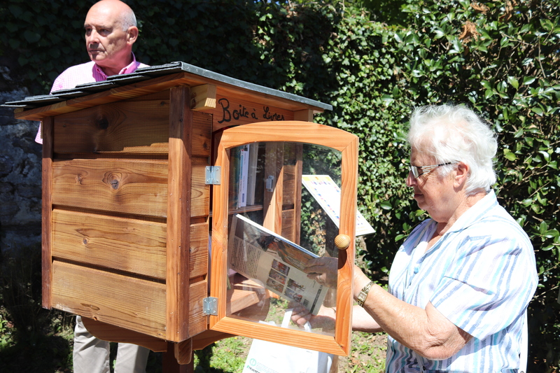Inauguration boîtes à livres Lubersac