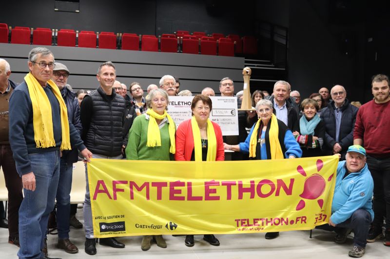 Téléthon 2023 remise chèque 15 01 24