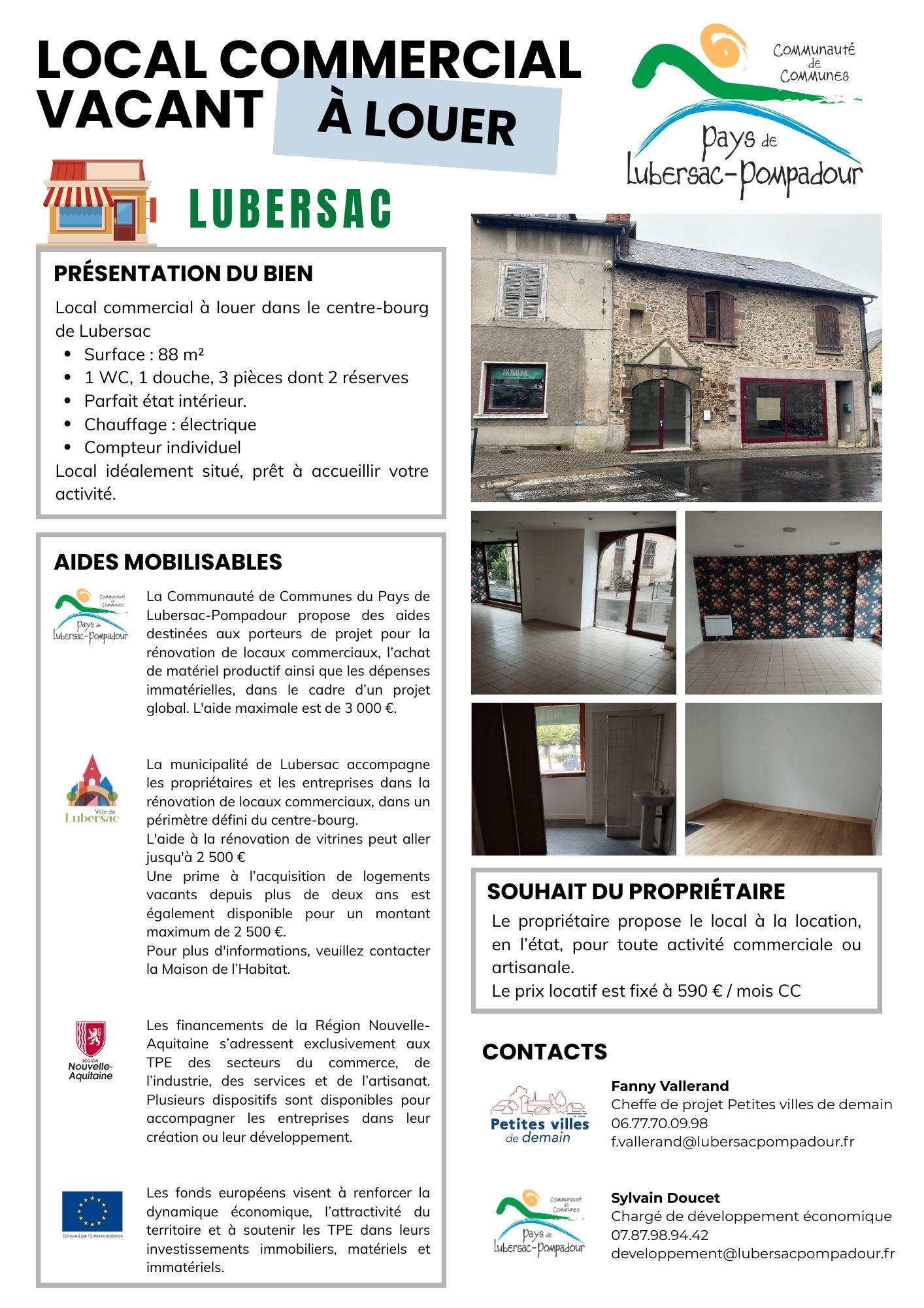 Local place de Lubersac 